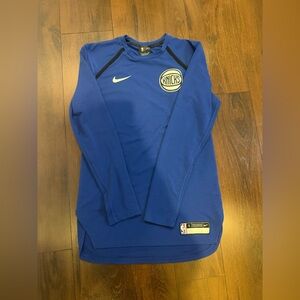 Nike New York Knicks jersey NBA long sleeve rubber logo men’s small